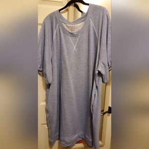 New 26/28 Heather Blue Sweatshirt Dress
